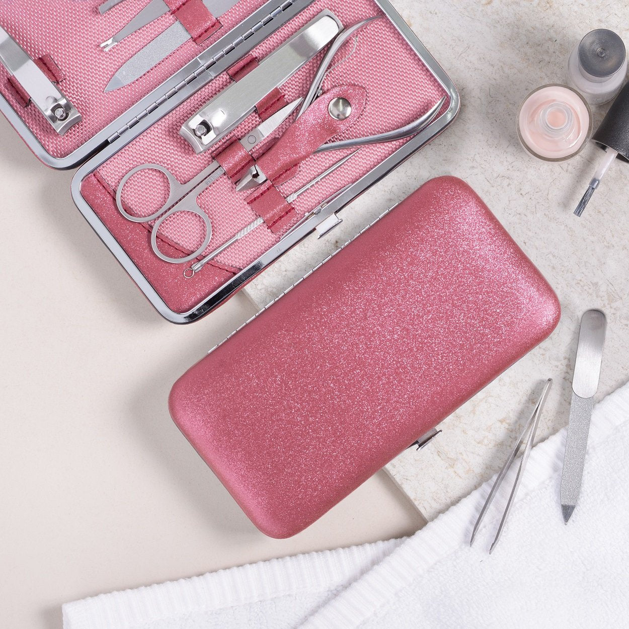 Personalised Manicure Set - Ruby Red