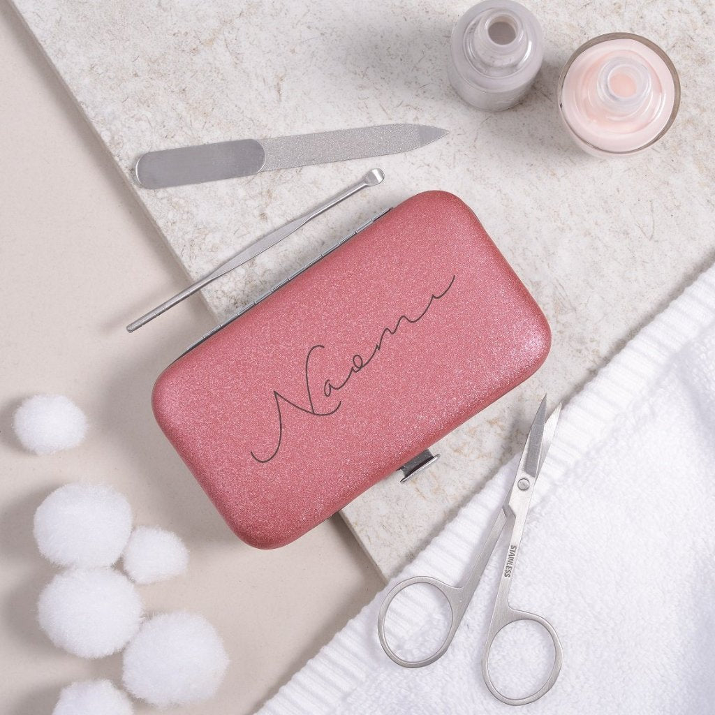 Personalised Manicure Set - Ruby Red, mini