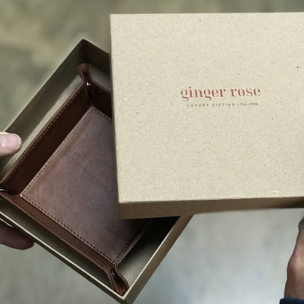 Leather Stash Tray - Square