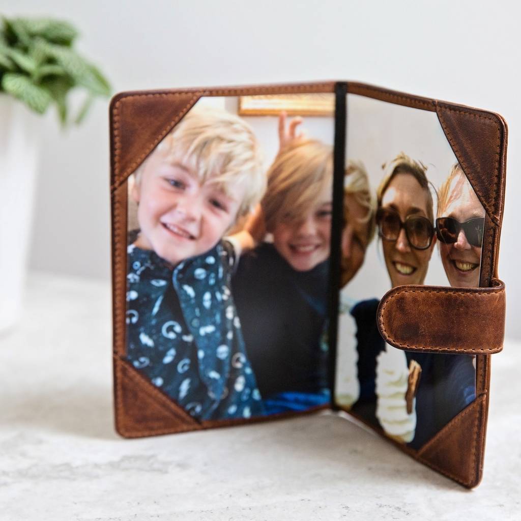 Leather Travel Photo Frame