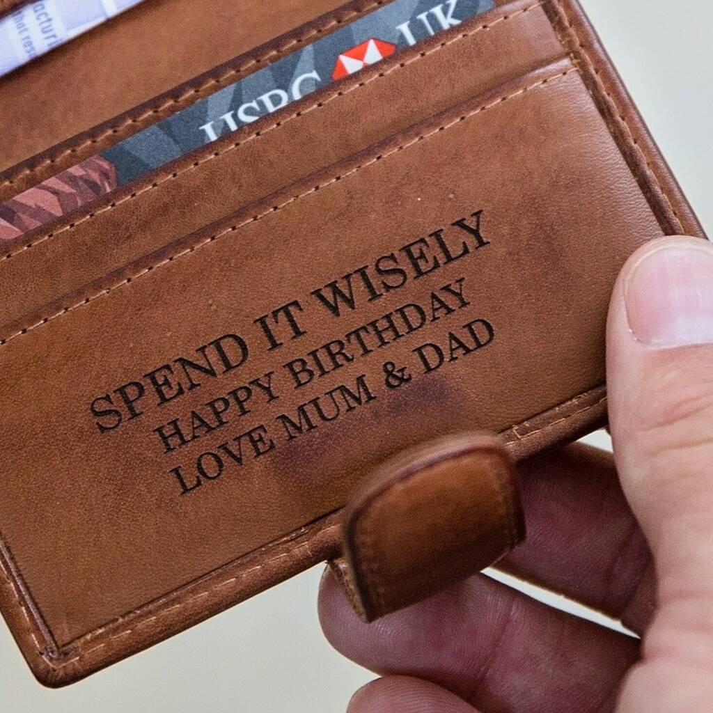 Leather Wallet - cards & coins