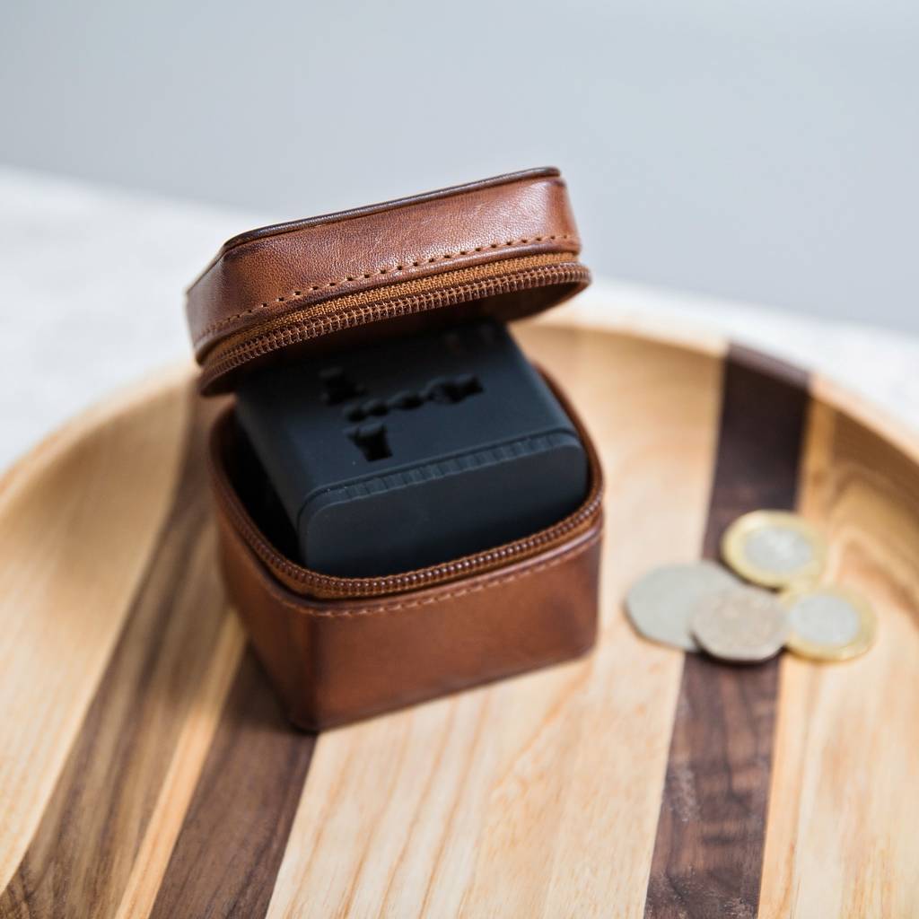 Leather Travel Jewellery Box for him