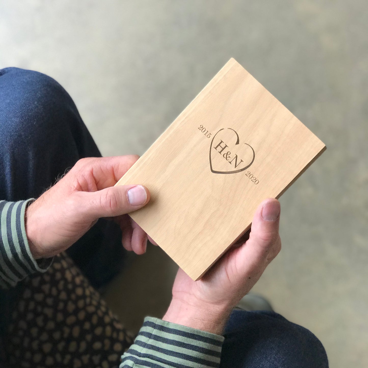 Personalised Paper Notebook - 1st Anniversary Gift