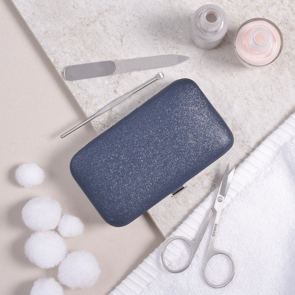Personalised Manicure Set - Sapphire Blue, mini