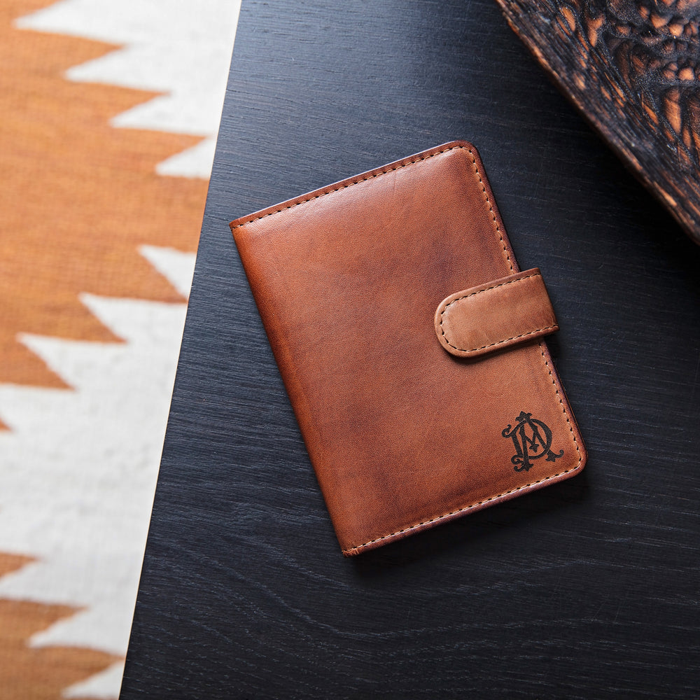 Monogram Leather Passport Wallet