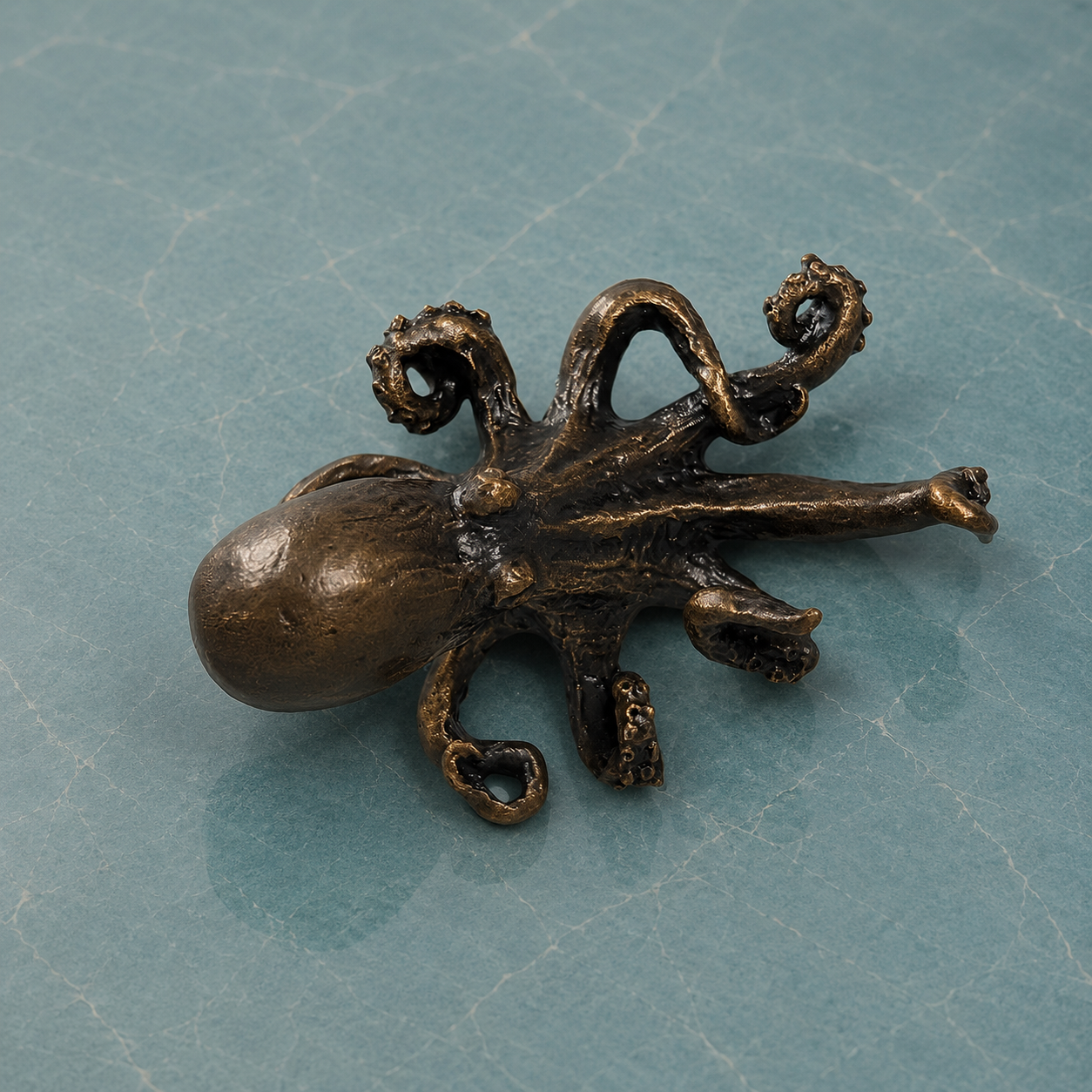 
                  
                    Miniature Bronze Sculpture - Octopus
                  
                