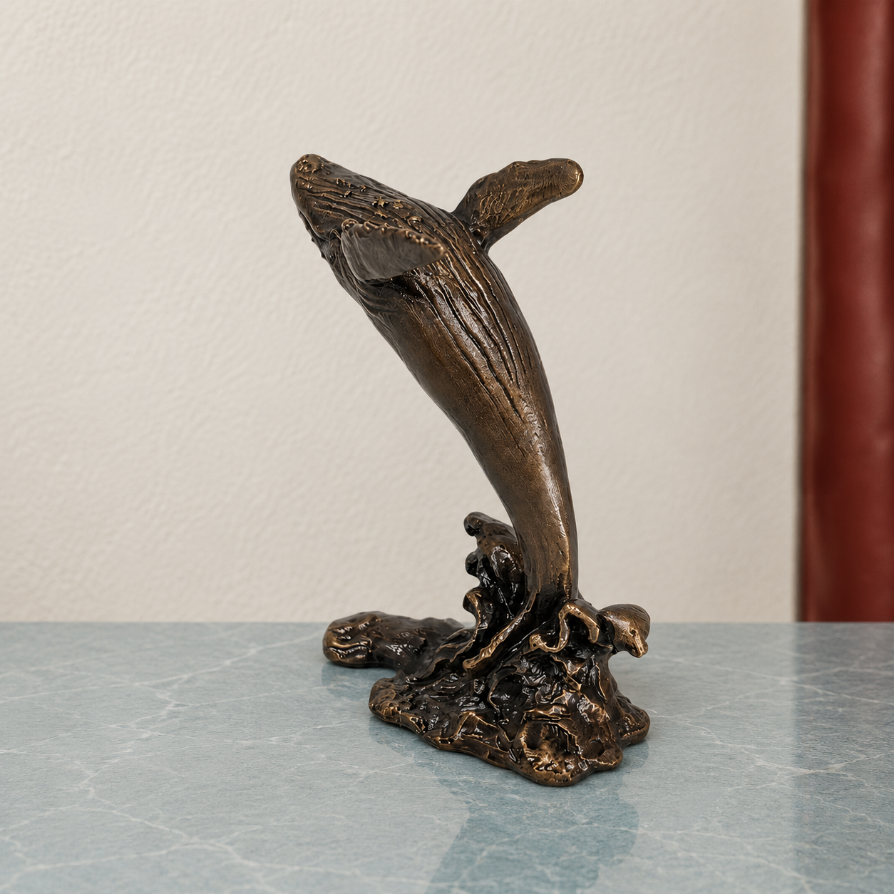 
                  
                    Miniature Bronze Sculpture - Humpback Whale
                  
                