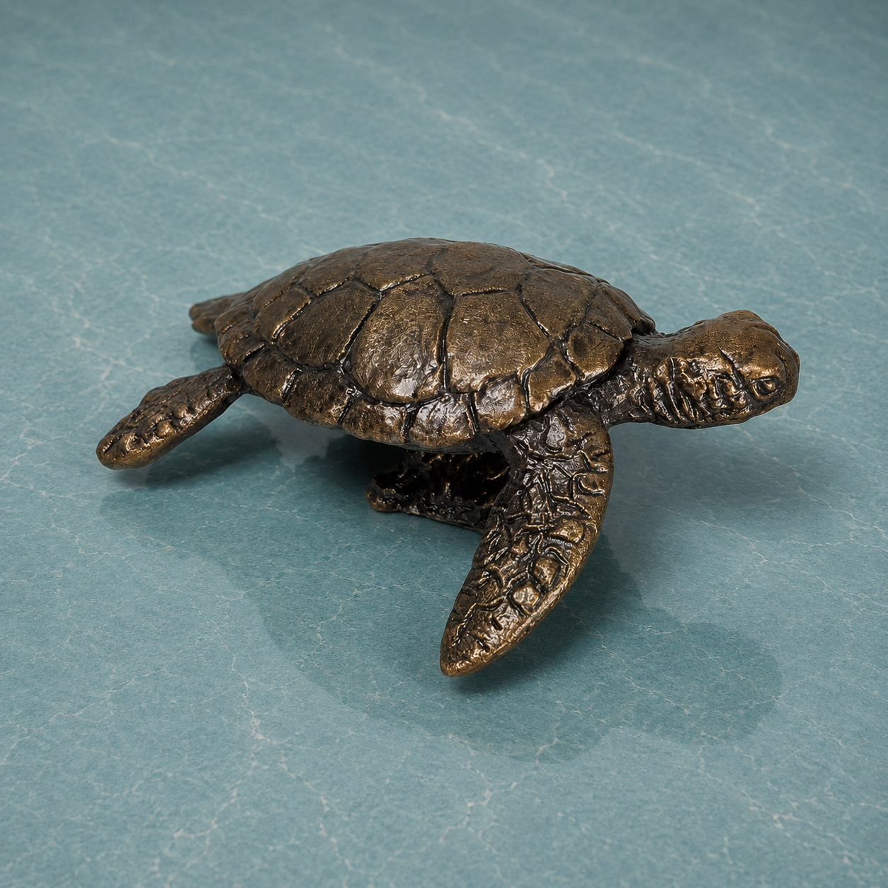 
                  
                    Miniature Bronze Sculpture - Turtle
                  
                
