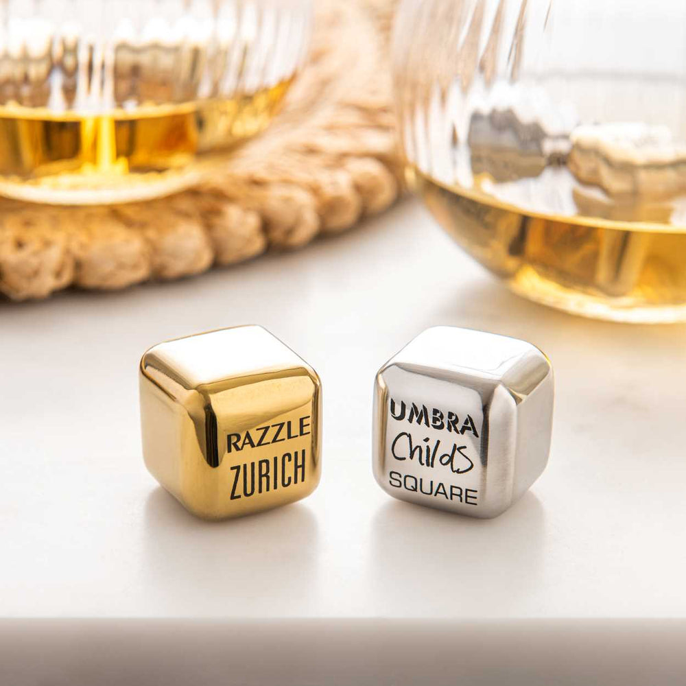 
                  
                    Personalised Stainless Steel Ice Cubes Gift Set
                  
                