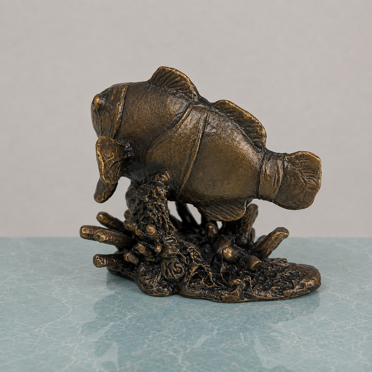 
                  
                    Miniature Bronze Sculpture - Clownfish
                  
                