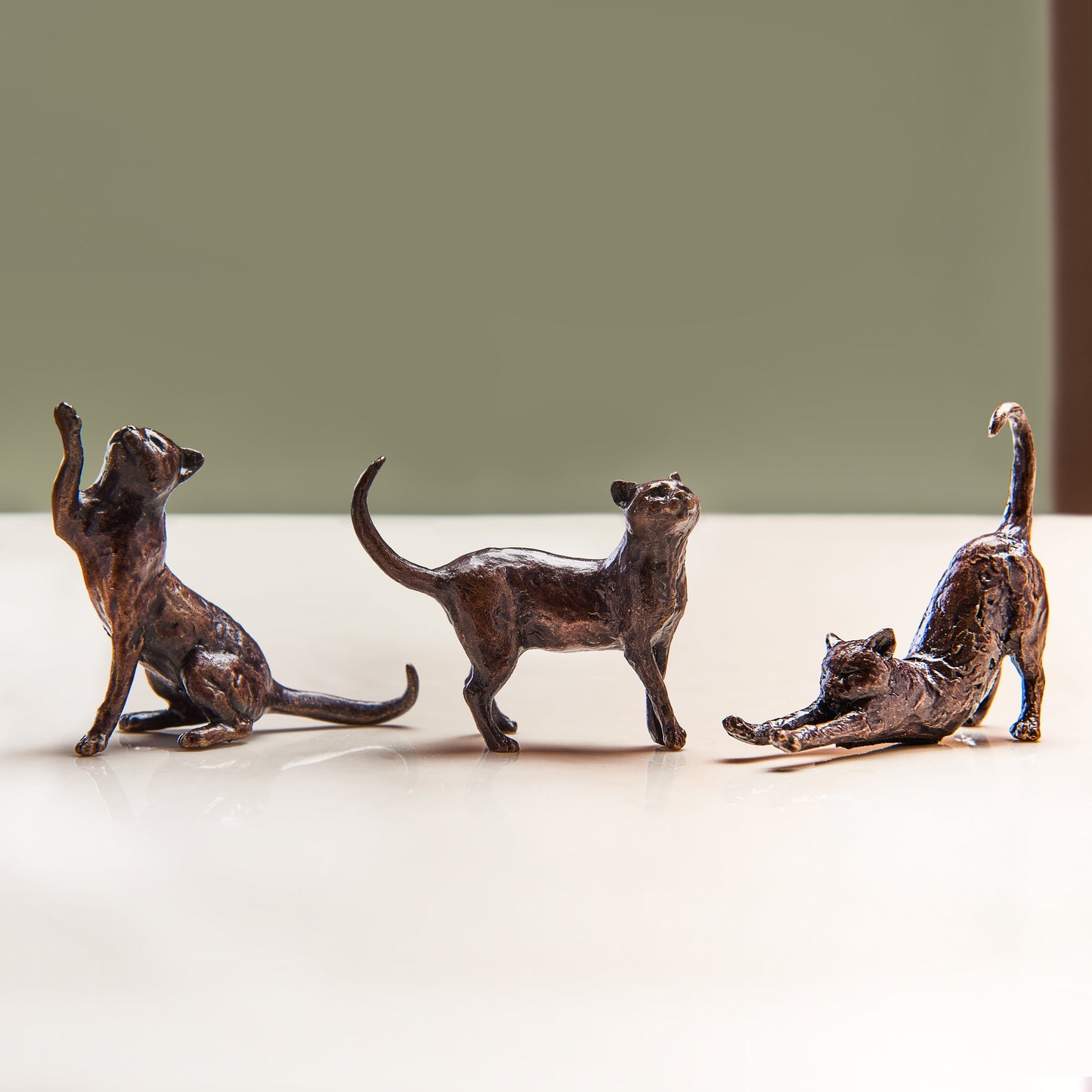 
                  
                    Miniature Bronze Sculpture - Cat Sitting
                  
                