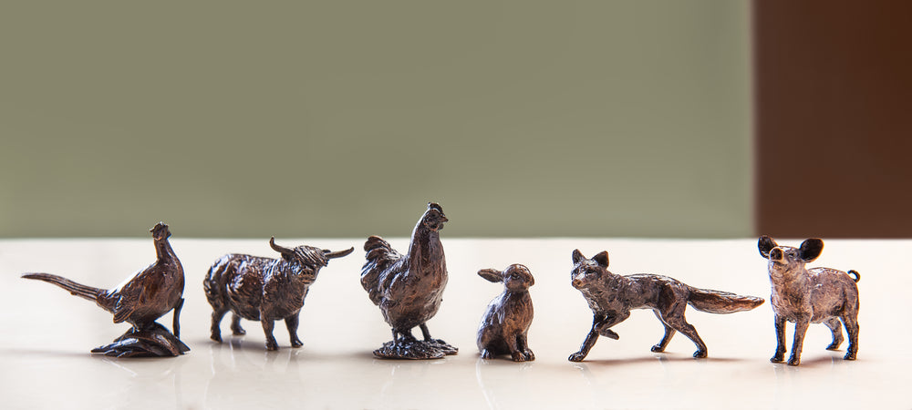 
                  
                    Miniature Bronze Sculpture - Pheasant
                  
                