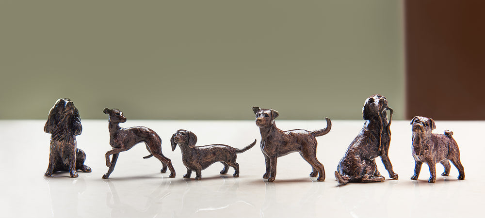 
                  
                    Miniature Bronze Sculpture - Whippet
                  
                