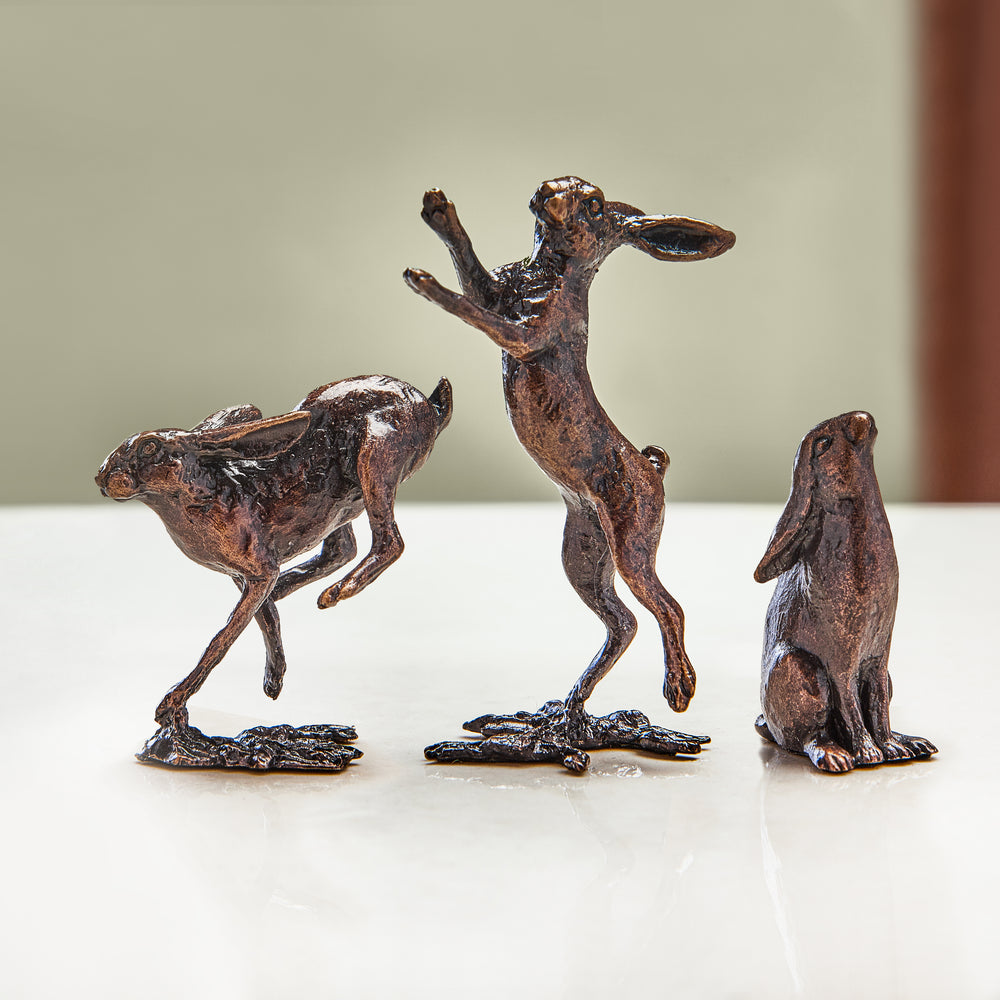 
                  
                    Miniature Bronze Sculpture - Hare Running
                  
                