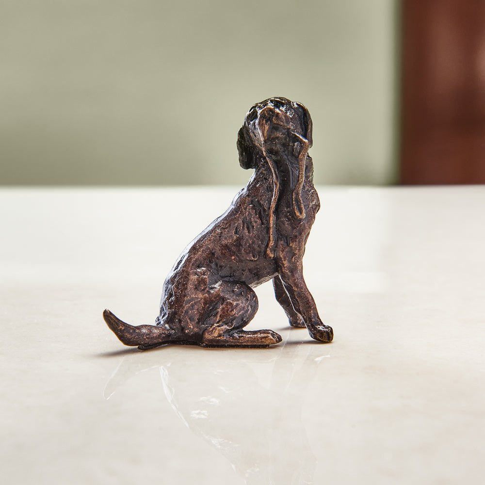 
                  
                    Miniature bronze figurine of a labrador. A thoughtful bronze anniversary gift or birthday gift for dog lovers.
                  
                