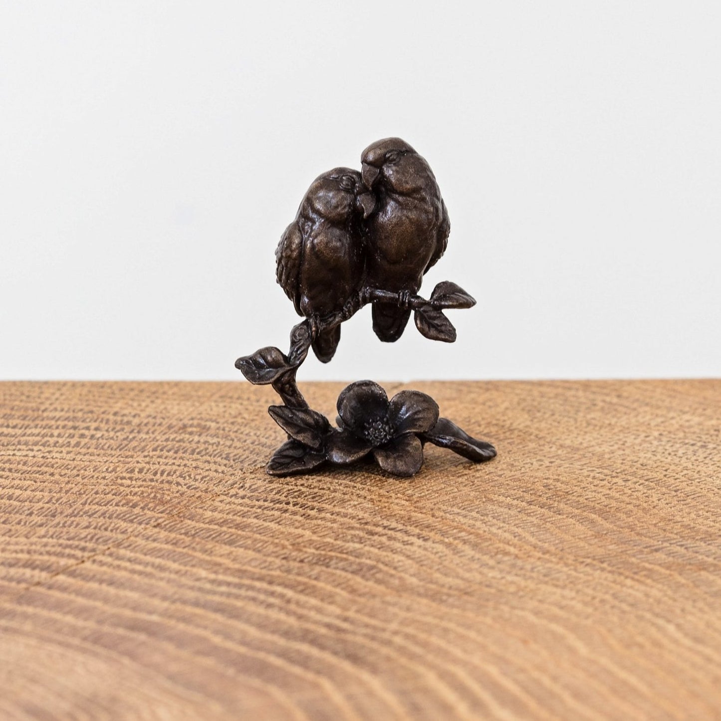 
                  
                    Miniature Bronze Sculpture - Lovebirds
                  
                