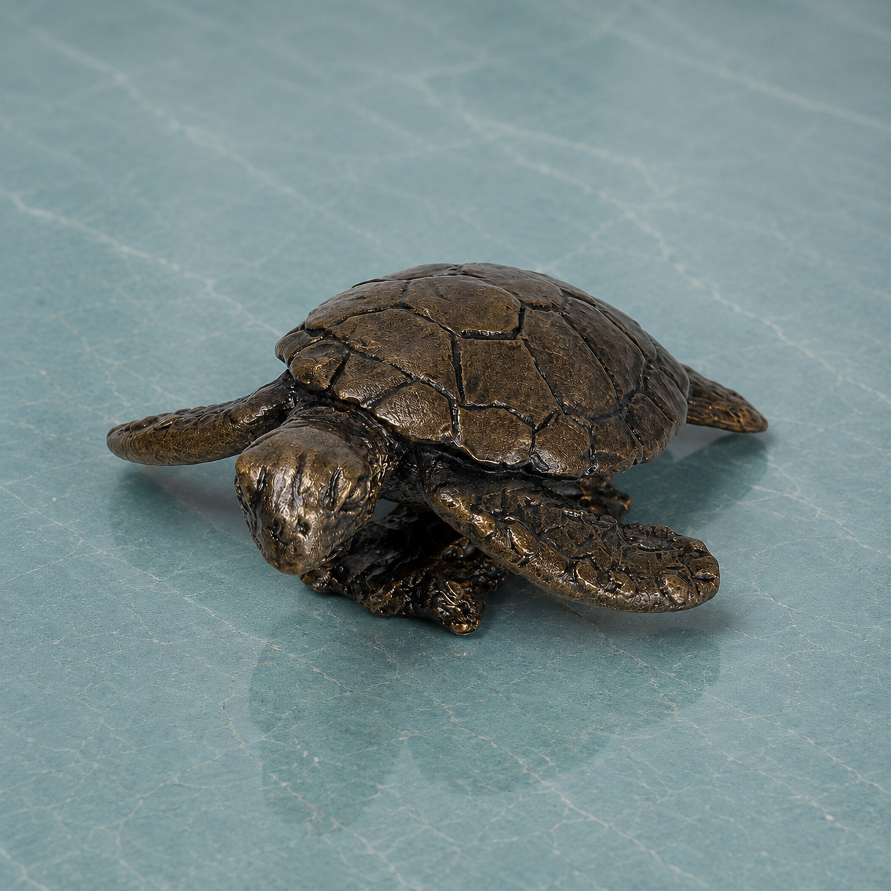 
                  
                    Miniature Bronze Sculpture - Turtle
                  
                