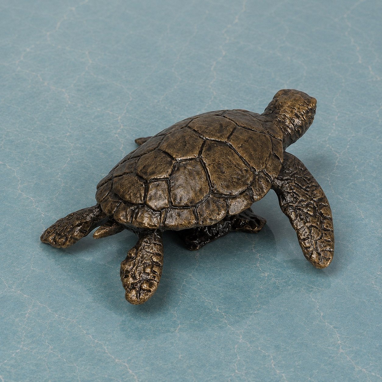 
                  
                    Miniature Bronze Sculpture - Turtle
                  
                