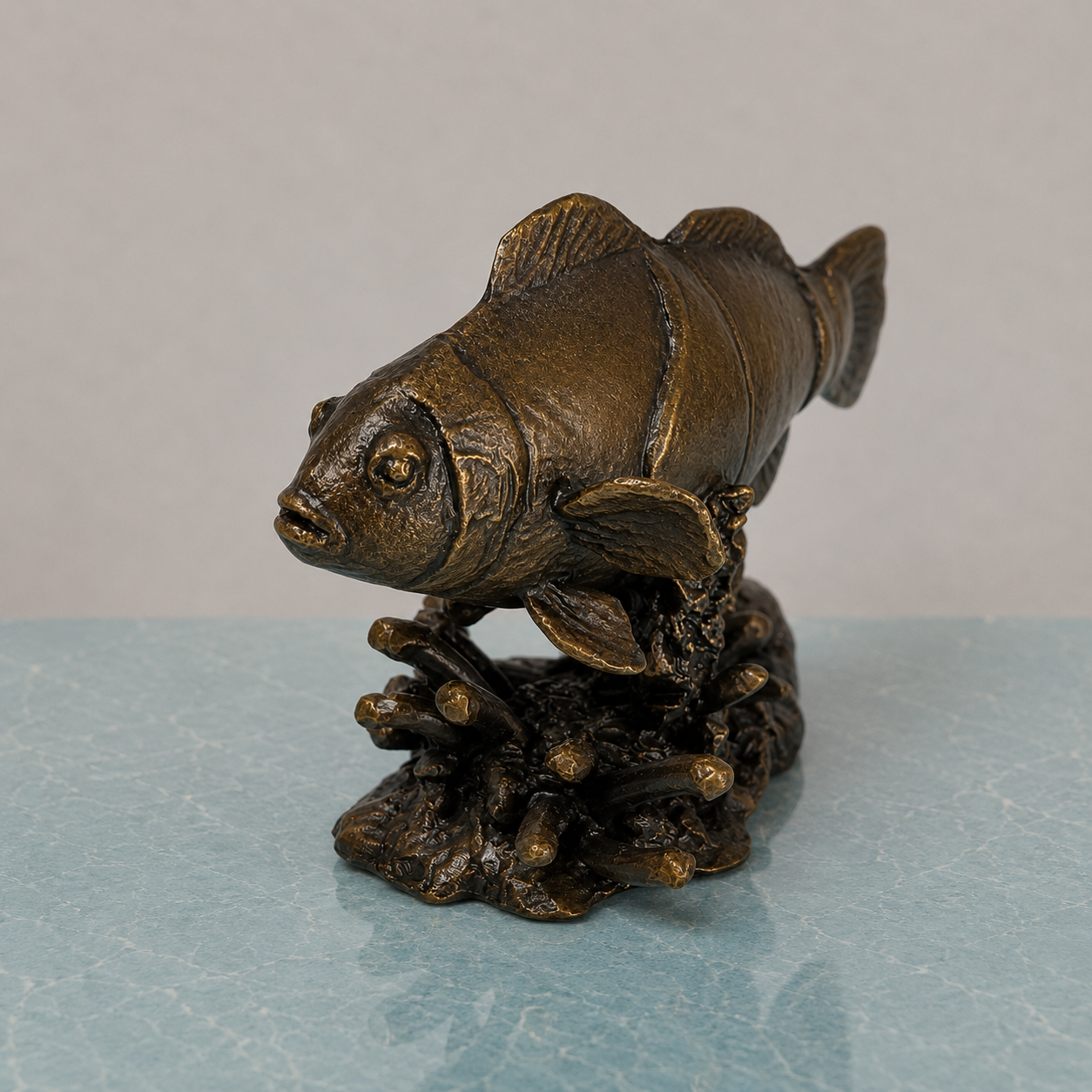 
                  
                    Miniature Bronze Sculpture - Clownfish
                  
                