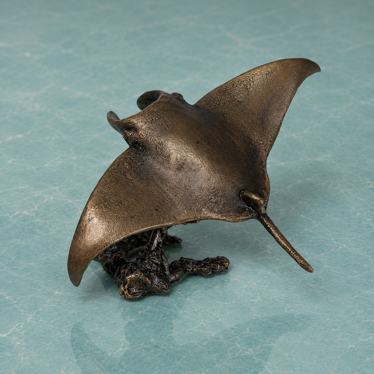 
                  
                    Miniature Bronze Sculpture - Manta Ray
                  
                