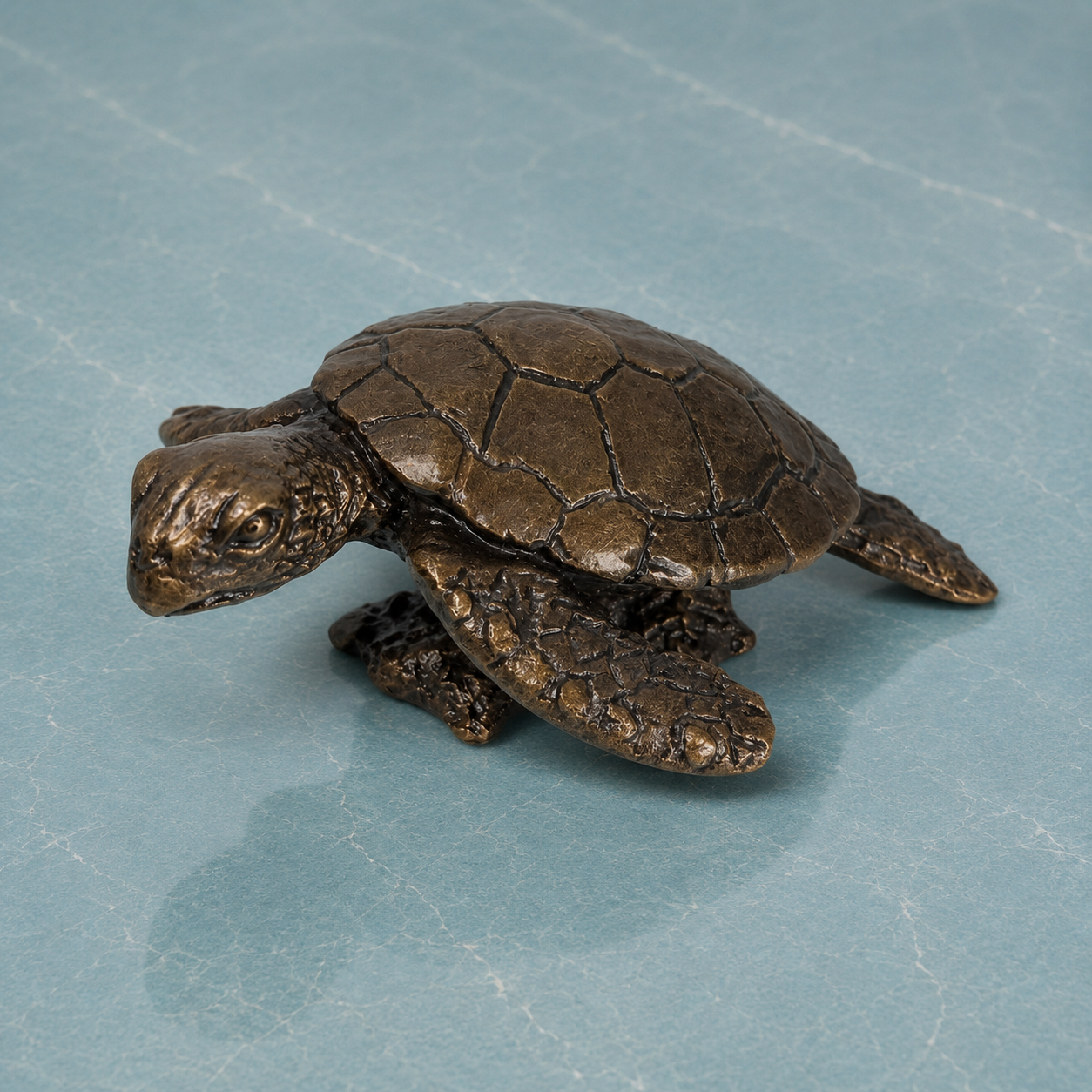 
                  
                    Miniature Bronze Sculpture - Turtle
                  
                
