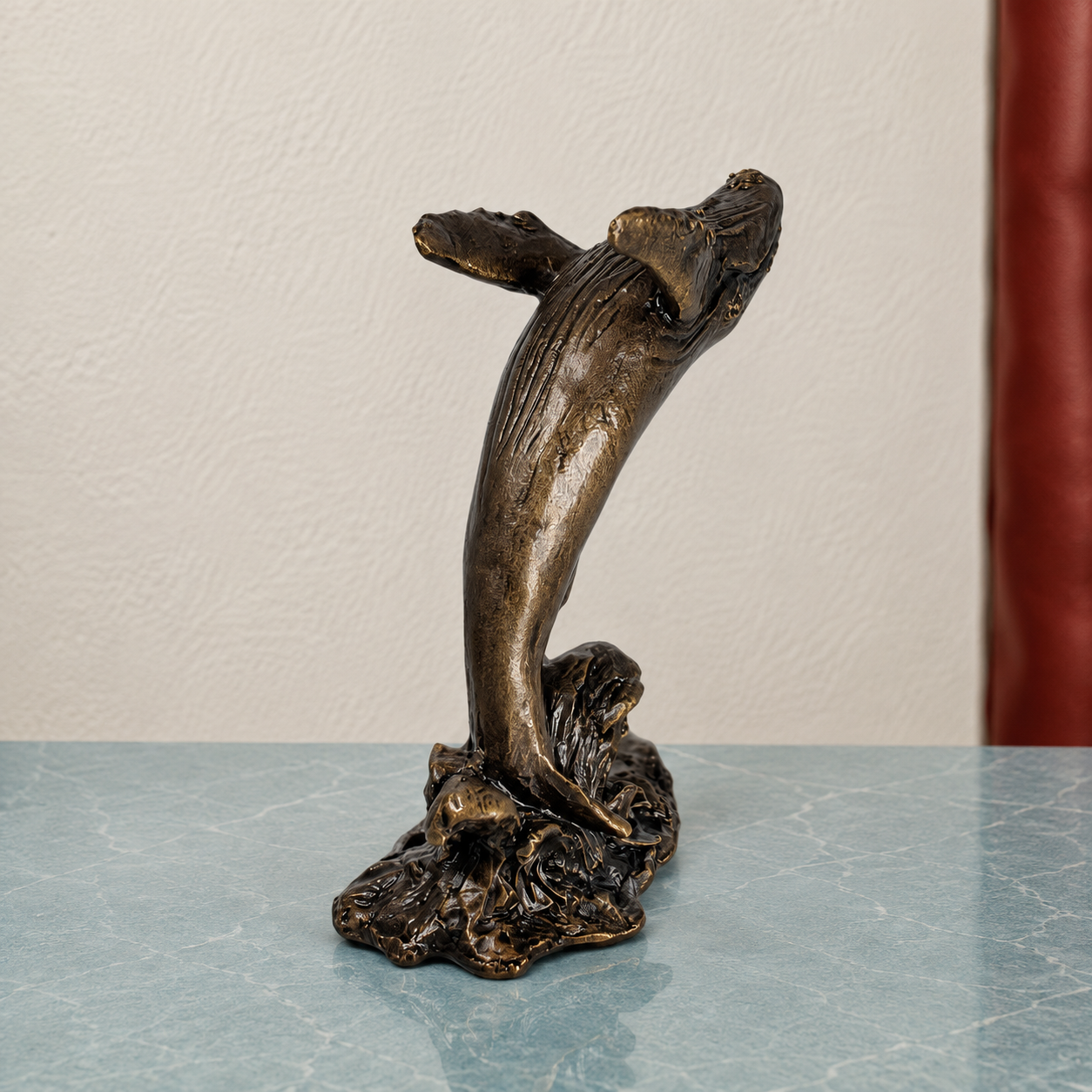 
                  
                    Miniature Bronze Sculpture - Humpback Whale
                  
                
