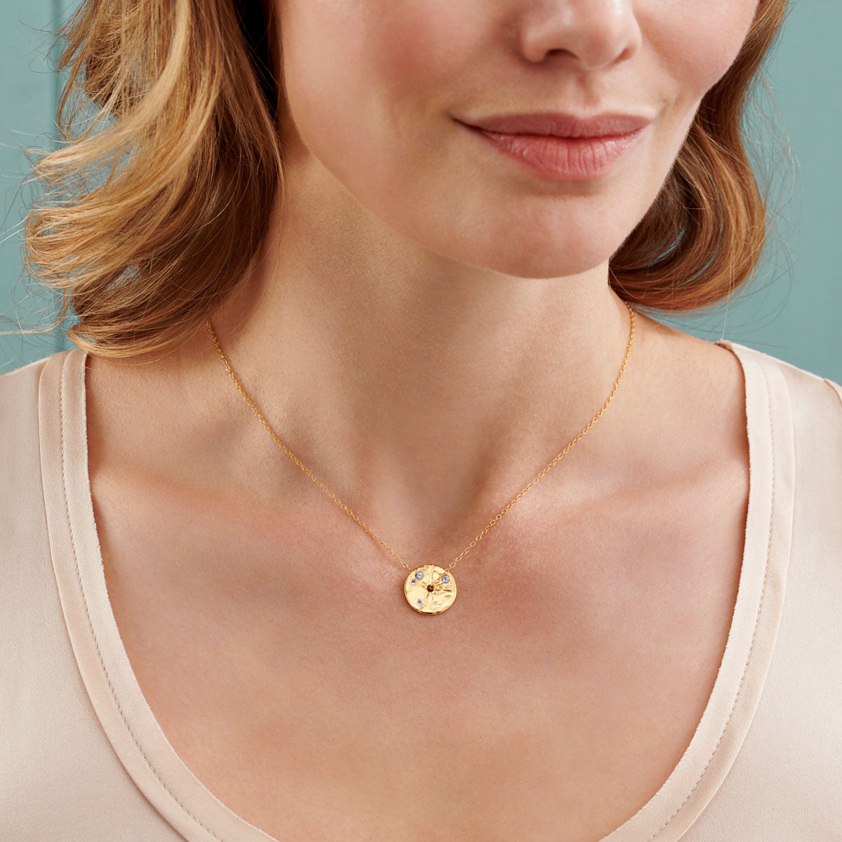 
                  
                    April Birthstone Diamond Necklace Spinner Pendant
                  
                