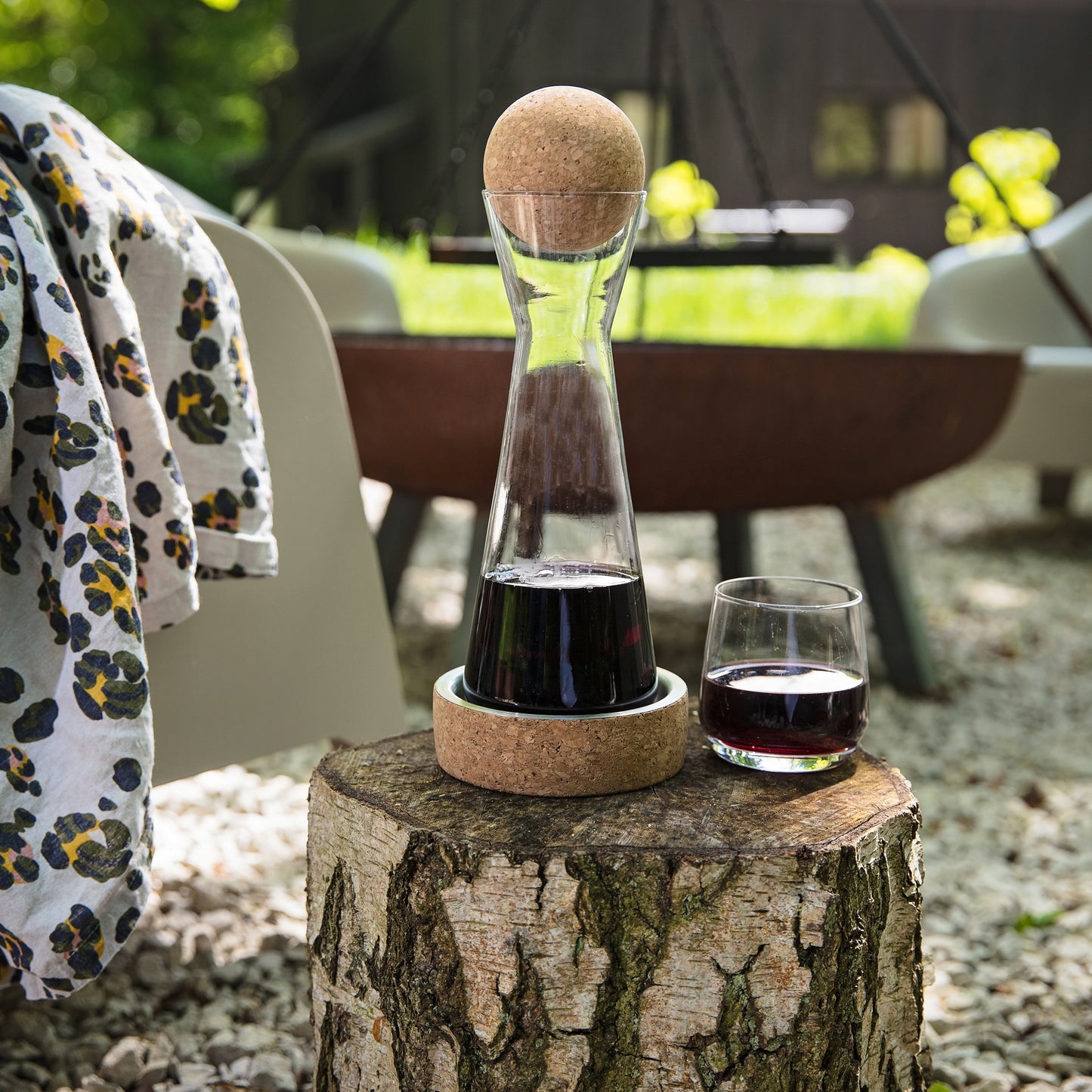 
                  
                    Wine Carafe with Cork Stopper & Coaster - Personalised
                  
                