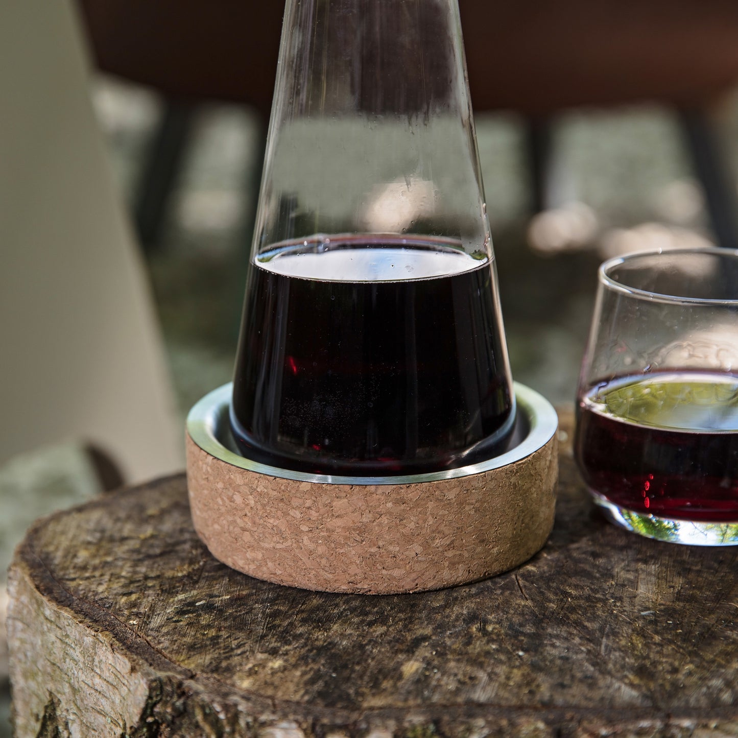 
                  
                    Wine Carafe with Cork Stopper & Coaster - Personalised
                  
                