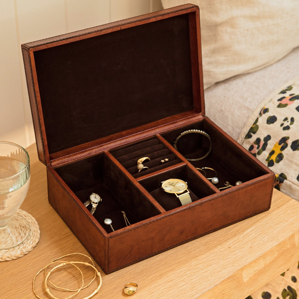 Leather Jewellery Box For Her