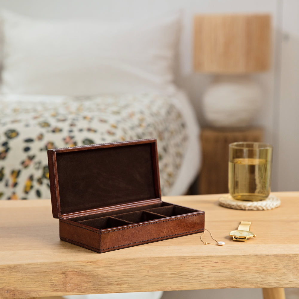 
                  
                    Leather Jewellery Box - Classic
                  
                