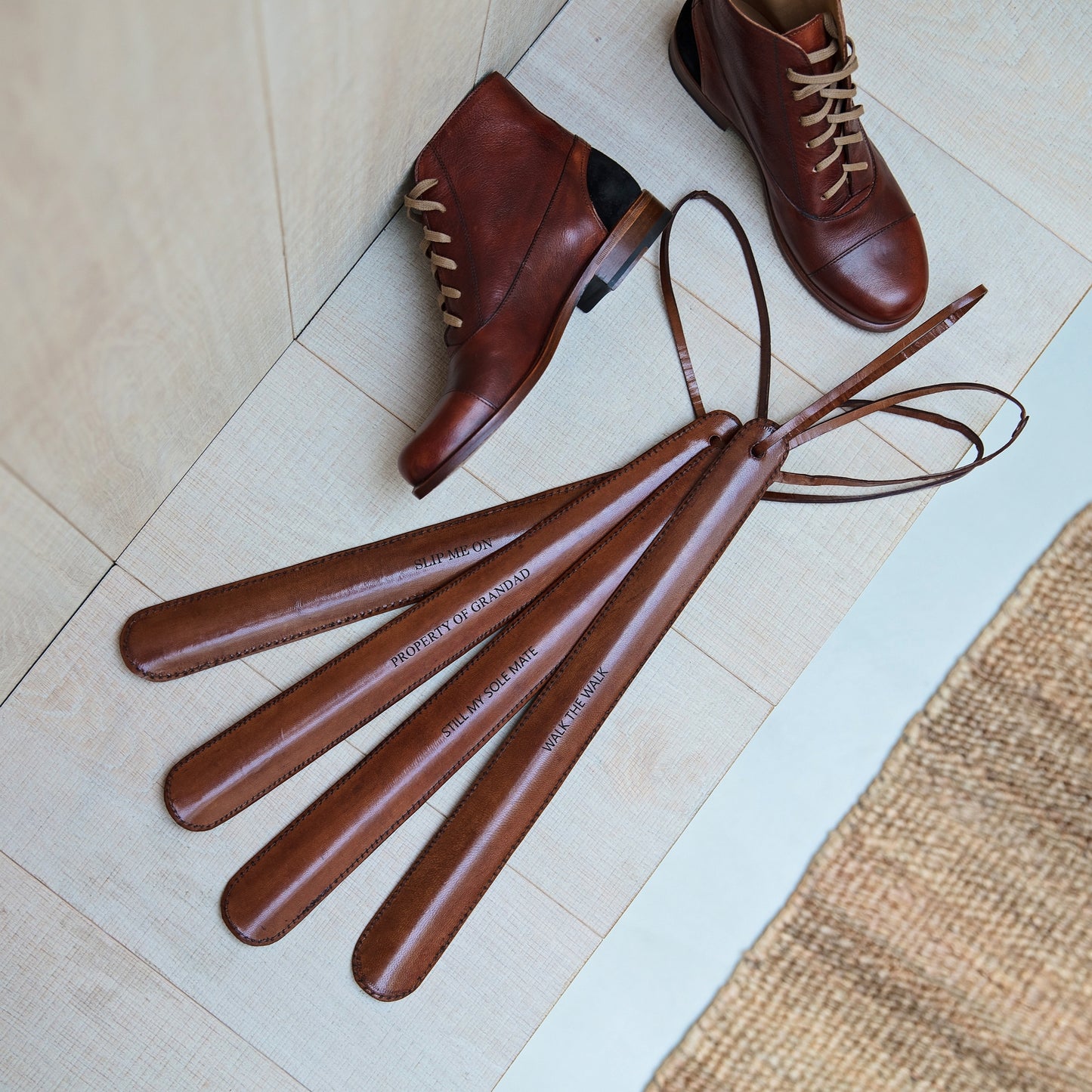 
                  
                    Leather Shoe Horn
                  
                
