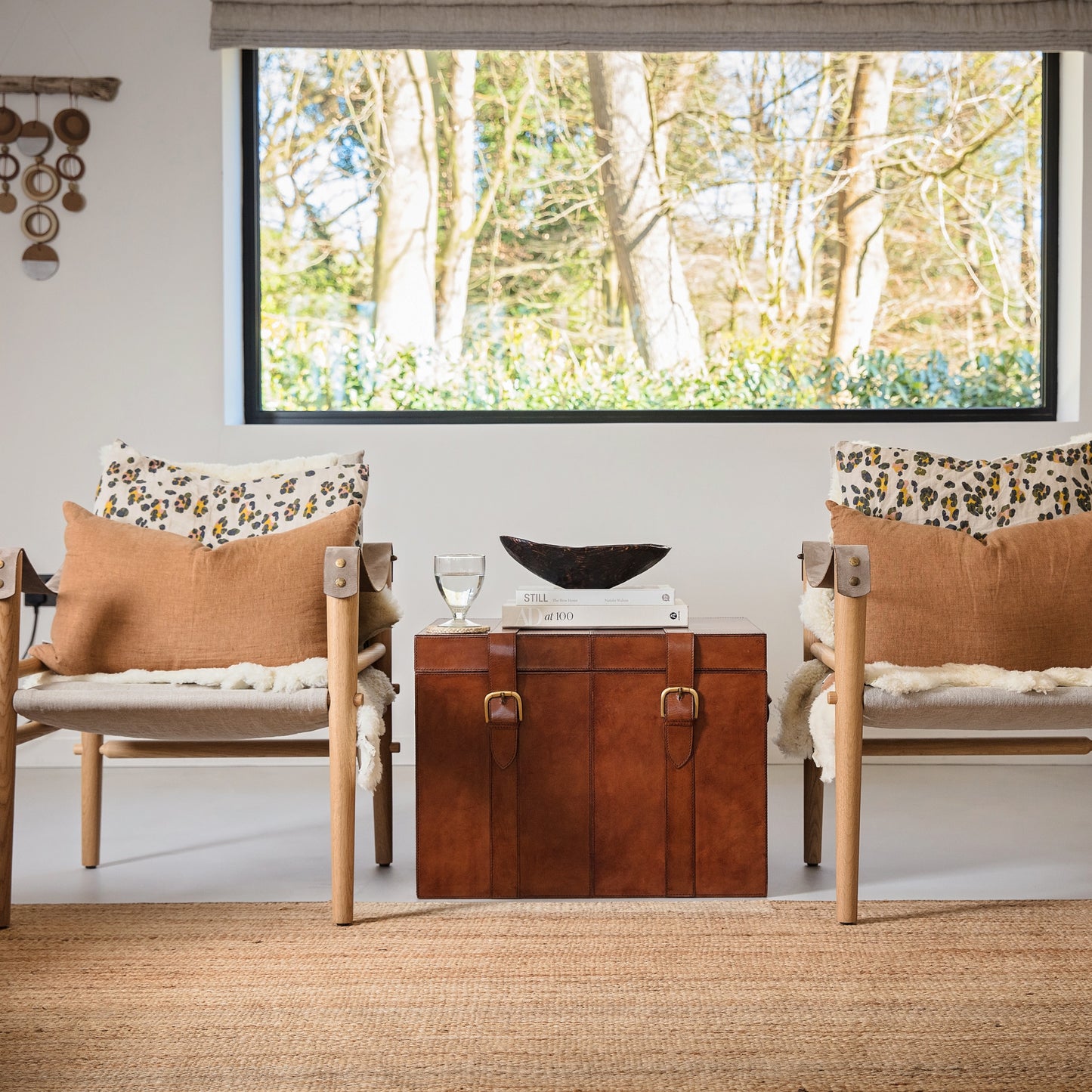 
                  
                    Leather Storage Trunks - Tan
                  
                