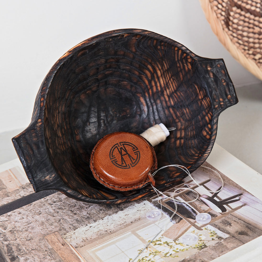 Monogram Leather Tape Measure