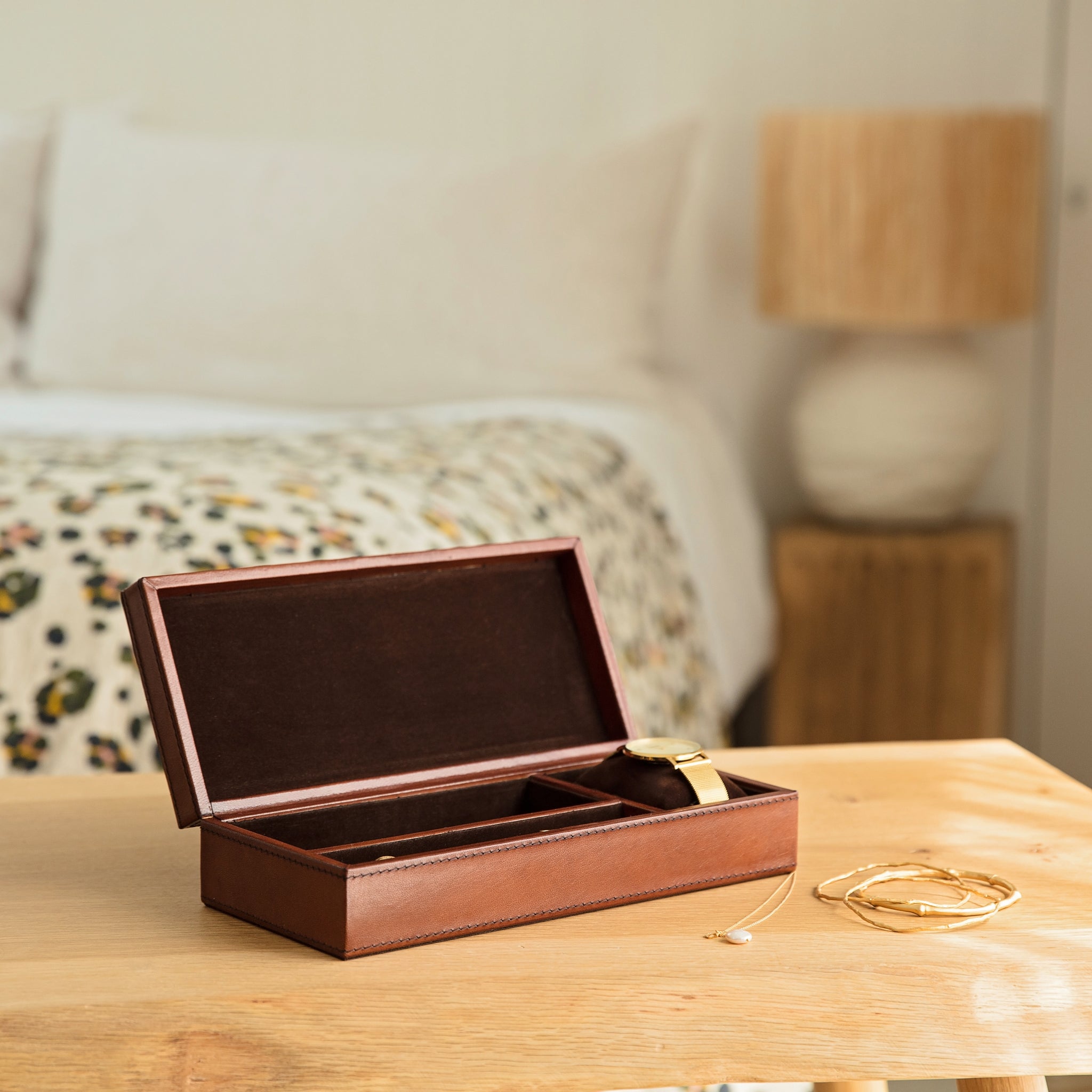 2PCS Coffret Cadeau Pour Bijoux Boîte Cadeau En Cuir PU