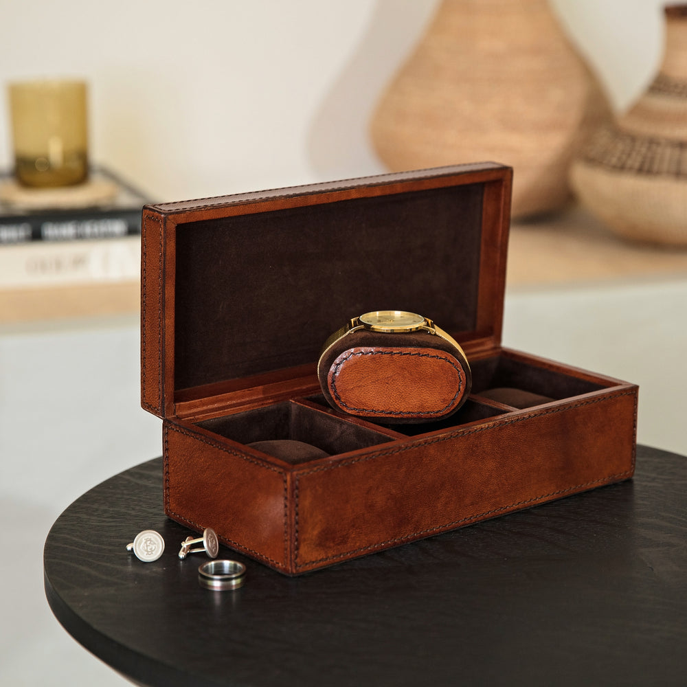 
                  
                    Leather Watch Box Large
                  
                