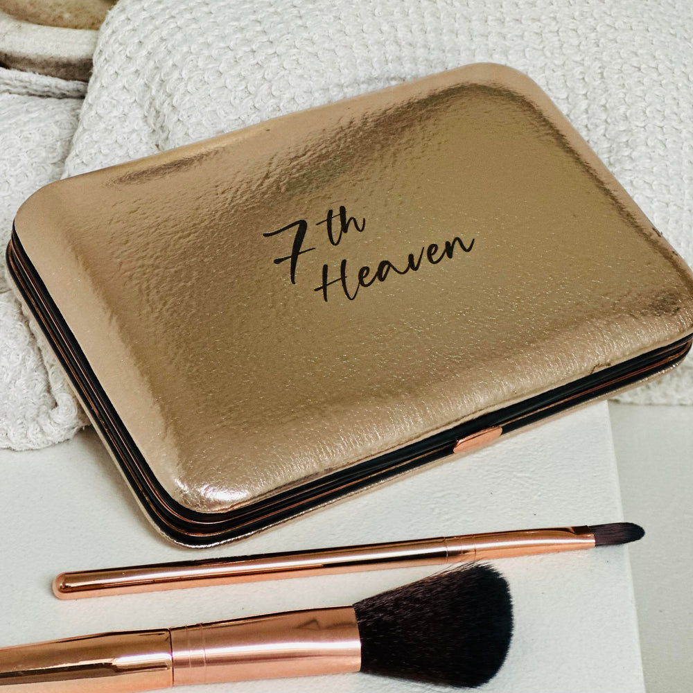 Personalised Make Up Brush Kit - Copper