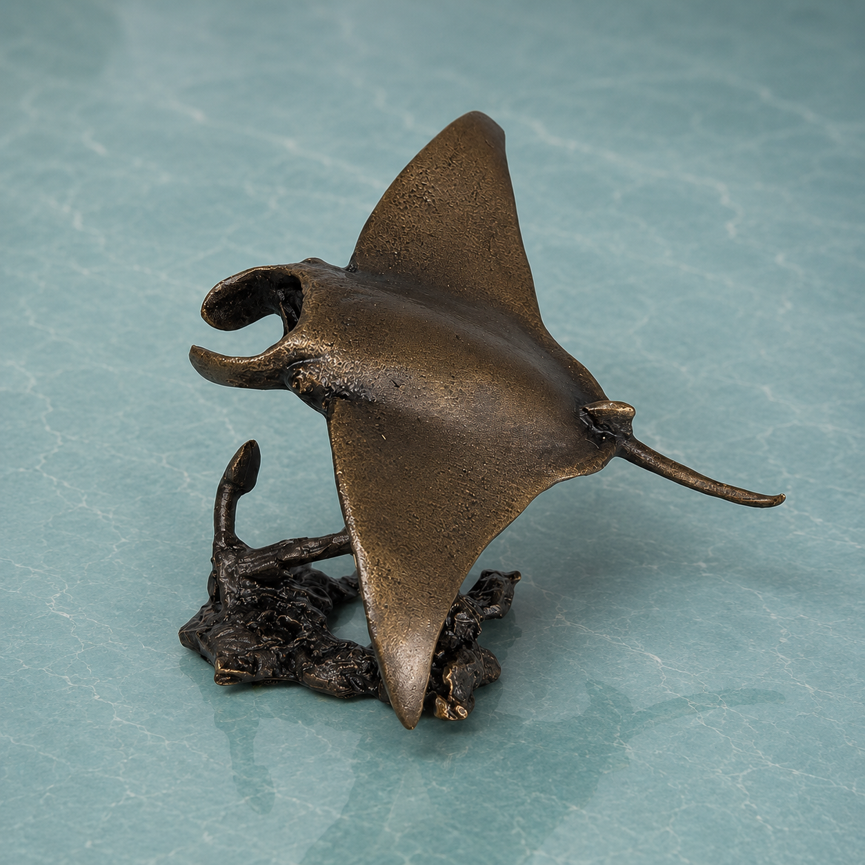 
                  
                    Miniature Bronze Sculpture - Manta Ray
                  
                