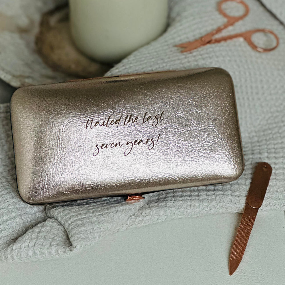 Personalised Manicure Set - Copper