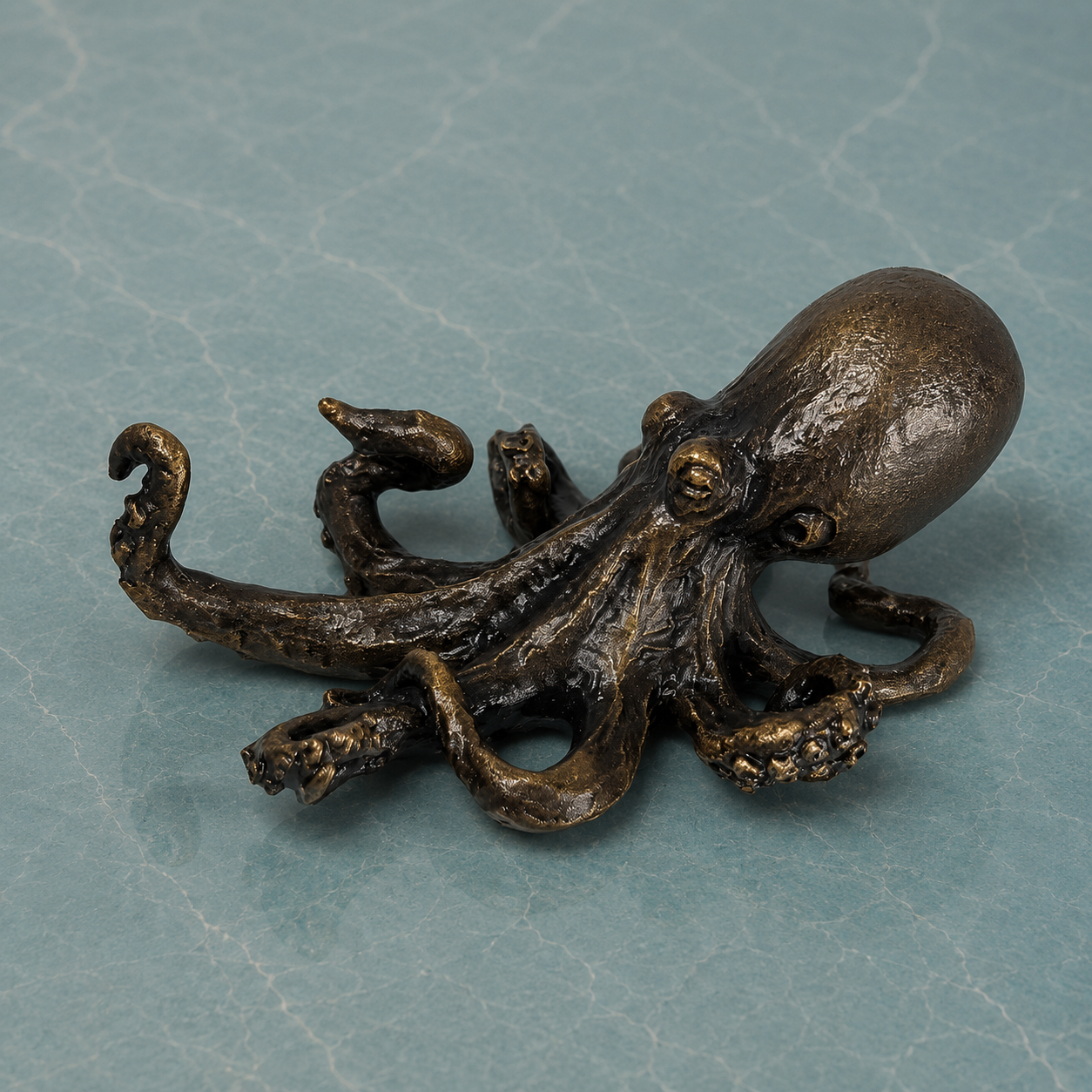 
                  
                    Miniature Bronze Sculpture - Octopus
                  
                