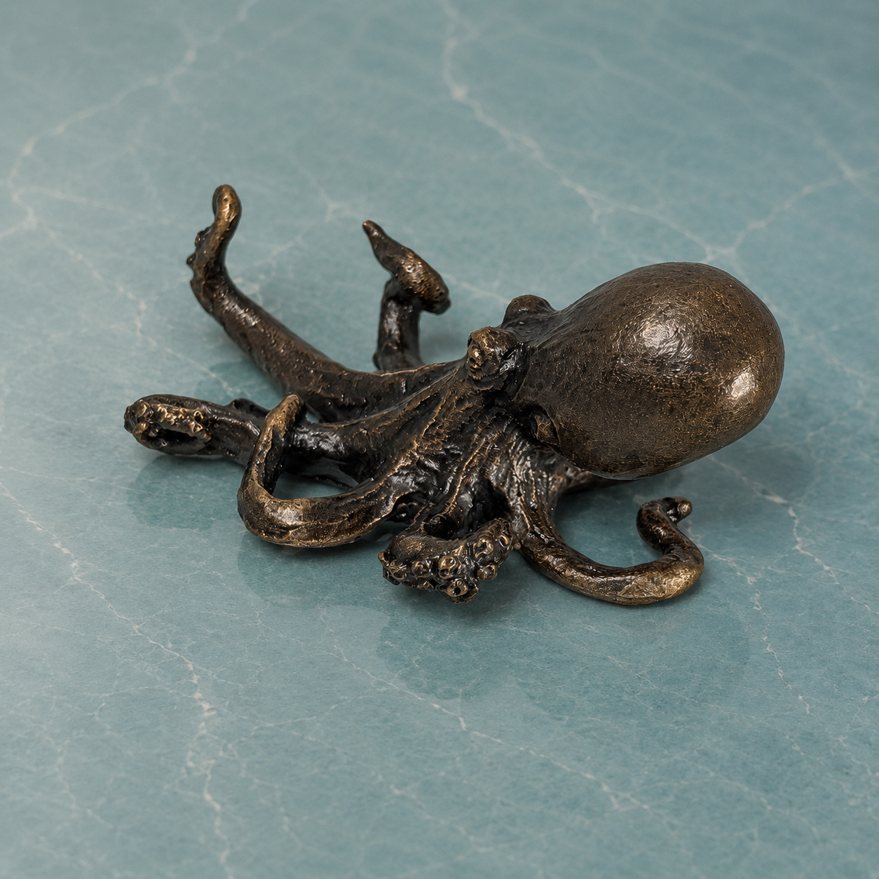 
                  
                    Miniature Bronze Sculpture - Octopus
                  
                