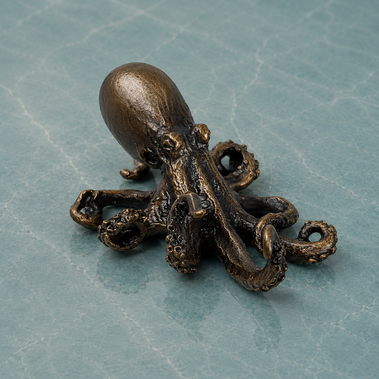 
                  
                    Miniature Bronze Sculpture - Octopus
                  
                