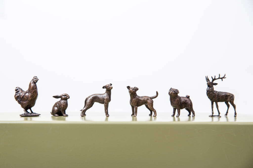 
                  
                    Miniature Bronze Sculpture - Pug
                  
                