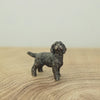 Miniature bronze figurine of a cockapoo. A thoughtful bronze anniversary gift or birthday gift for dog lovers.