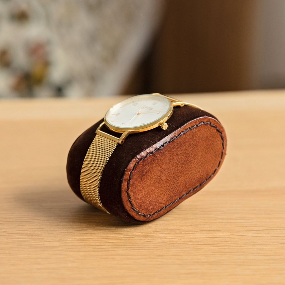 Leather Watch Pillow