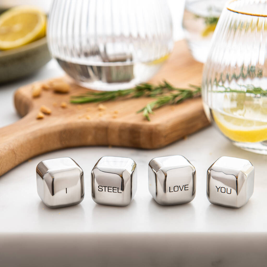 
                  
                    Stainless Steel Ice Cubes - Anniversary Gift
                  
                