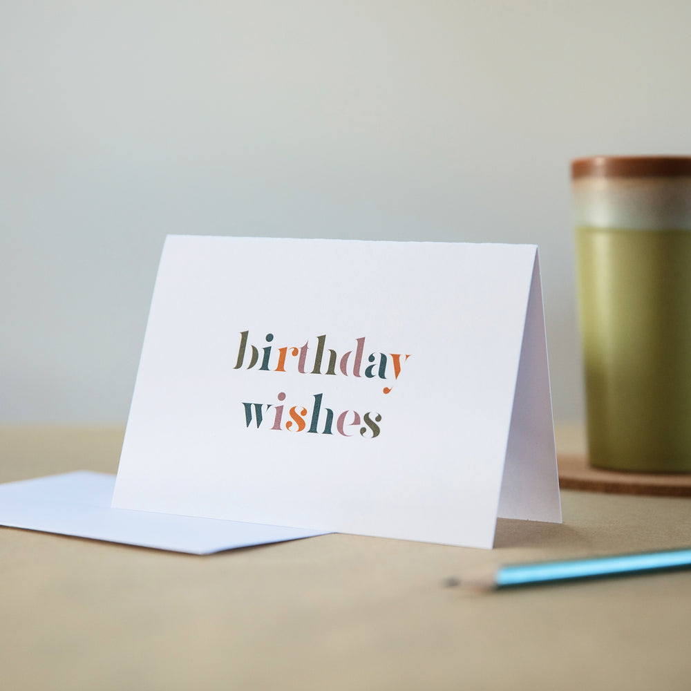 
                  
                    'Birthday Wishes' Greeting Card
                  
                