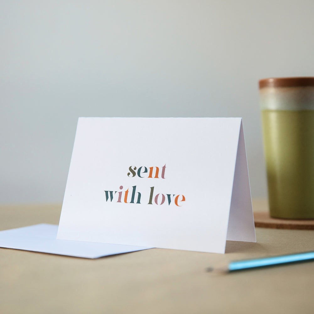 
                  
                    'Sent With Love' Greeting Card
                  
                