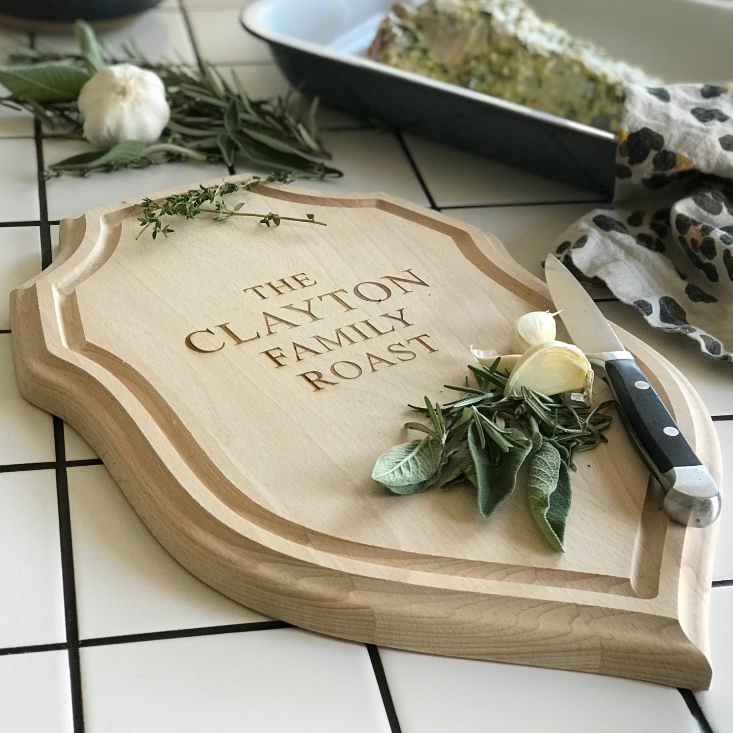 
                  
                    'Trophy Husband' Wooden Chopping Board
                  
                