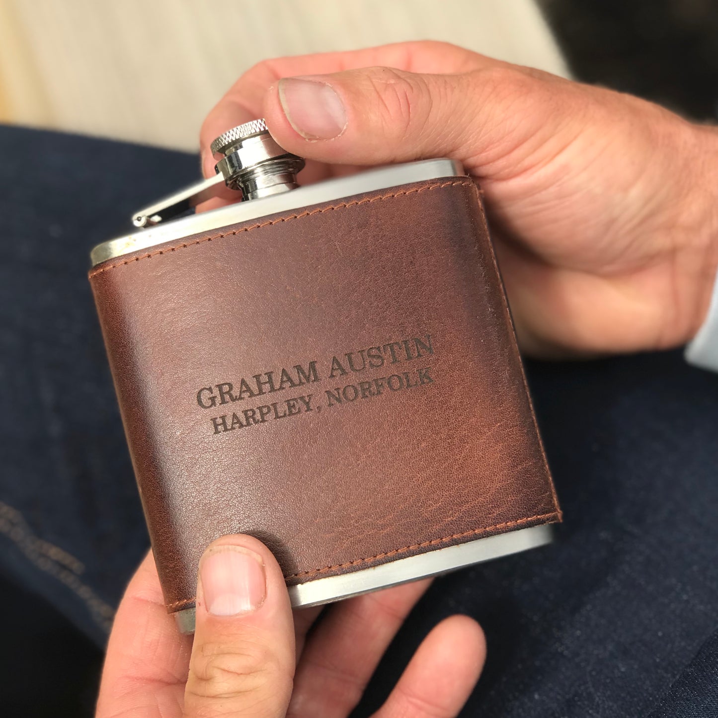 
                  
                    Leather Hip Flask - Shooting Accessory
                  
                